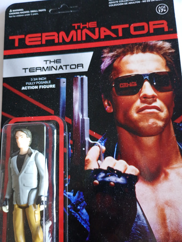 Figura Funko Reaction The Terminator Mide 11 Cm Nuevo Rdf1