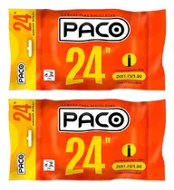 Comprar Pacote 10 Câmaras Ar Aro 24 Paco 24x1.79u002F1.90 Válvula Grossa