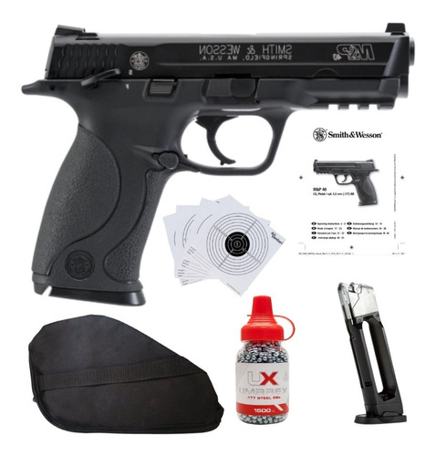 Smith Wesson Mp40 Co2 .177 (4.5mm) Paquete Fps410 Xtreme P