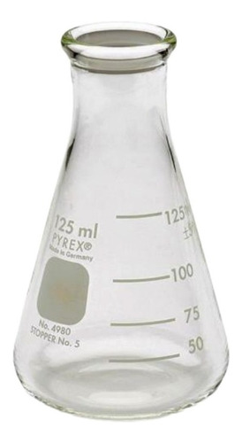 Matraz Erlenmeyer 125ml Pyrex 