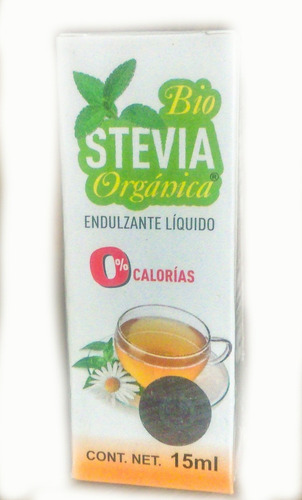 Endulzante Líquido Extracto De Hojas De Stevia 15 Ml.
