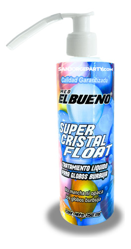 10 Super Cristal Float El Bueno Gel Sellador Adhesivo Globos