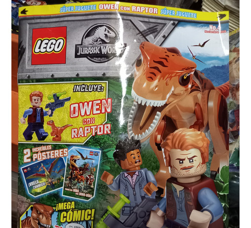 Jurassic World, Lego Revista Con Juguete. Hay Variantes