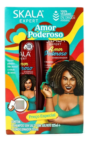  Kit Shampoo Skala Revitalizante Expert Amor Poderoso 650ml
