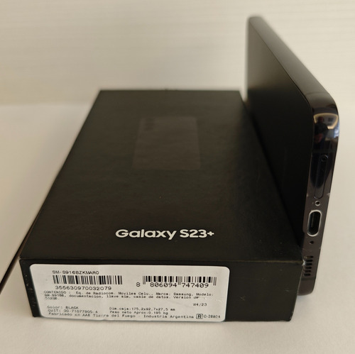 Samsung Galaxy S23 Plus 512gb 8gb Ram Negro (Usado)