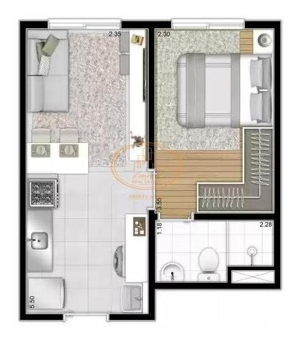 Apartamento Com 1 Dormitório(s) Localizado(a) No Bairro Vila Romana Em São Paulo / São Paulo - 4342:908461