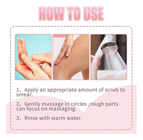K Sugar Glow Scrub, Esfoliante Clareador Sugar Glow E