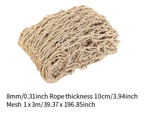 Jute Netting De 8 Mm Soporte De Garden Agujero De 10 Cm
