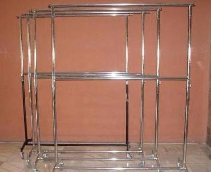 Exibidor De Ropa Colgador Regulable Gromado De Dos Niveles