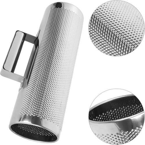 Guiro Senenqu, De Acero Inoxidable, Con Raspador, 30 X 10cm
