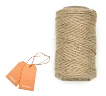 Comprar Pack 6 Bobinas Hilo Yute Natural 70 Mts Etiquetas Artesanias