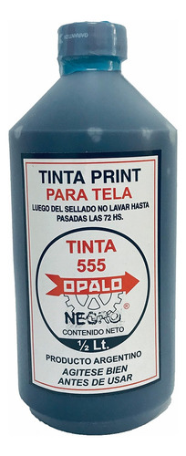 Tinta Para Tela Opalo 555 X 500cc