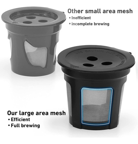 Paquete De 4 Cápsulas Reutilizables K Cup Para Cafetera Ninj