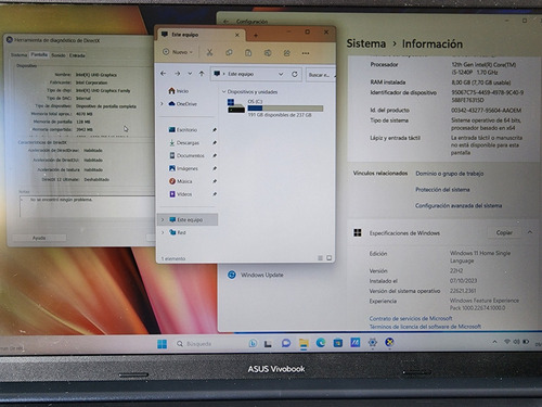 Notebook Asus Vivobook 15 X1502za I5 12th 8gb 256gb Ssd