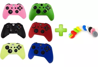 2 Fundas Silicon Control Xbox One Varios Colores Y 4 Grips