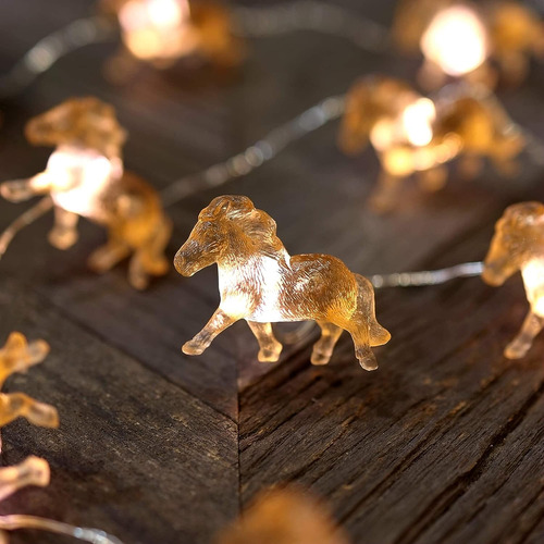 Luces De Cuerda De Pony De Hadas De Luces Decorativas Únicas