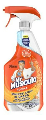 2 Pzs Limpiador Líquido Mr Músculo Desengrasante Para Cocina