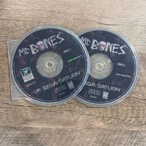 Mr. Bones - Sega Saturn - Sem Caixa - Cd Duplo (Usado)