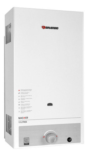 Splendid Calefón A Gas Glp Master Beyond 13l 2ev Blanco