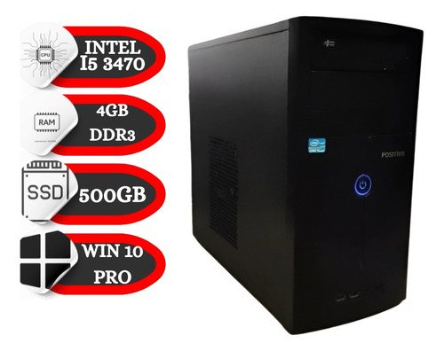 Computador Positivo Master D570 Intel I5 3470 4gb Hd 500gb (Usado)