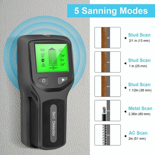 Detector De Escáner, Tubo De Pared, Pvc, Agua, Madera, Alambre De Metal, Color Negro