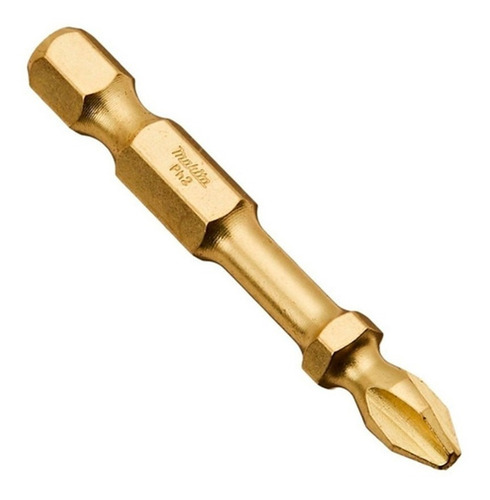Imagen 2 de 6 de Set 10 Puntas Atornilladoras Makita Ph2 X 50 Mm Impact Gold