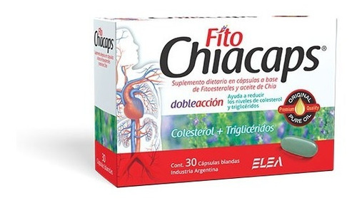 Fito Chiacaps Omega 3 Chia + Fitoesteroles Elea X 30 Caps