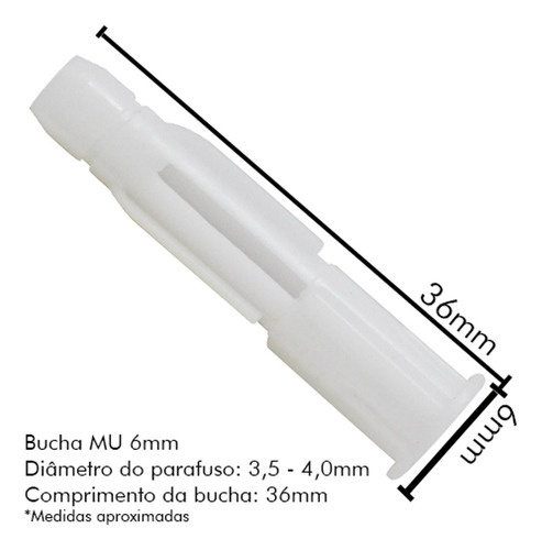 Bucha Fix.sfor Mu 06 C/1000 P/tijolo Fur