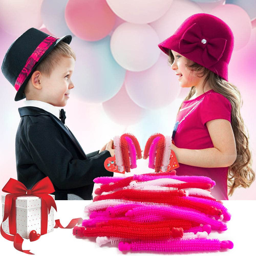 Stretchy Strings Sensory Fidget Toys 36 Pack Valentines Day