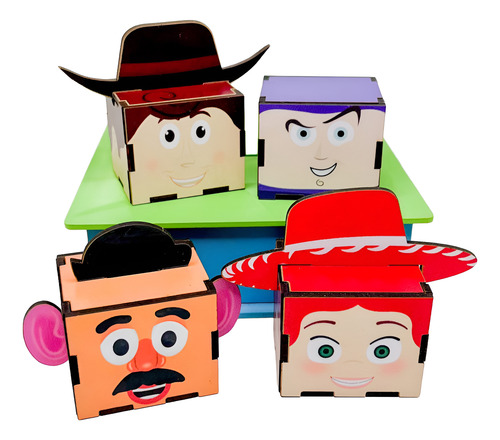 20pcs Caixinhas Toy Story Em Mdf , Lembrancinhas