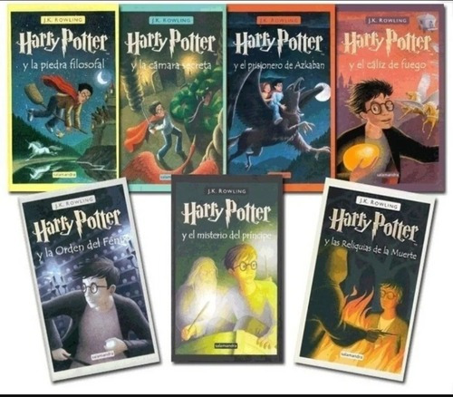 Harry Potter 7 Tomos Tapa Dura+ A.fantas. Y Cuentos De Beedl