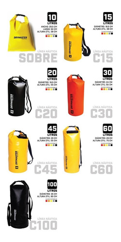 Imagen 8 de 9 de Bolso Estanco Drymaster 60lts Para Moto