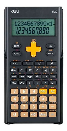 Calculadora Científica Deli E1720 Color Negro