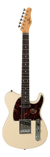 Guitarra Tagima T-910 Olympic White Df/tt Orientação da mão Destro