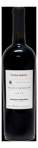 Caja De 12 Vino Tinto Concierto Enologico Concierto 750 Ml
