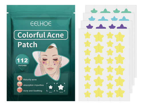 Parche Invisible Pimple Patch De 112 Unidades Con Punto En F