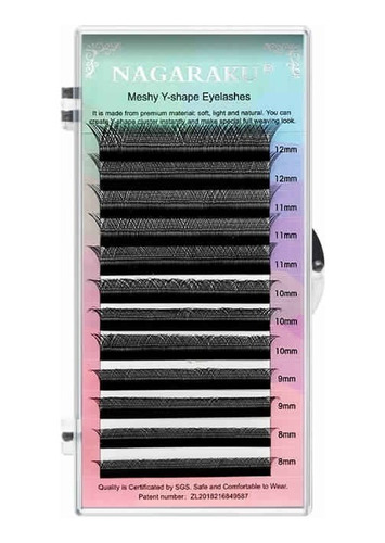 Nagaraku Extensión De Pestañas En Forma Y Meshy Eyelashes