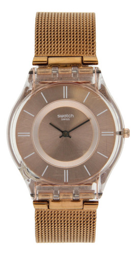 Reloj Unisex Swatch *brown Silicone*.