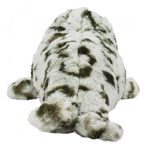 Foca Cinza Com Manchas Pretas Em Pelúcia 24 Cm