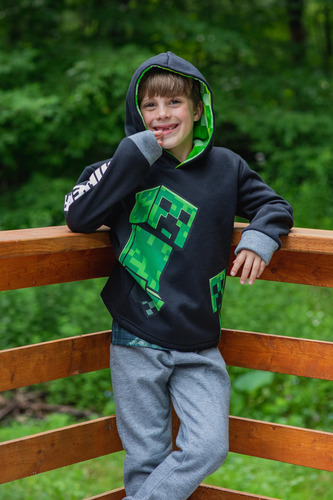 Sudadera Con Capucha Y Pantalones Outfit Minecraft Creeper B