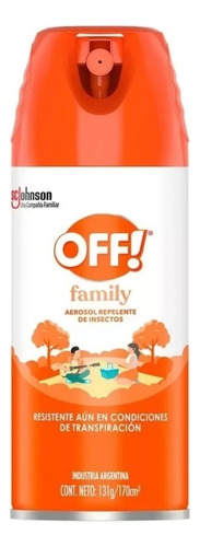 Off Repelente Pack 6 Unidades - En Aerosol Para Mosquitos