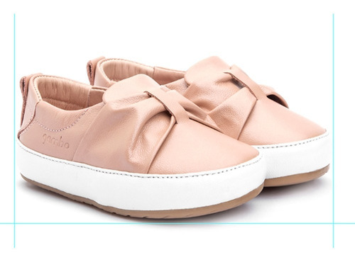 Tênis Infantil Feminino Slip On Glitter Blossom - Gambo