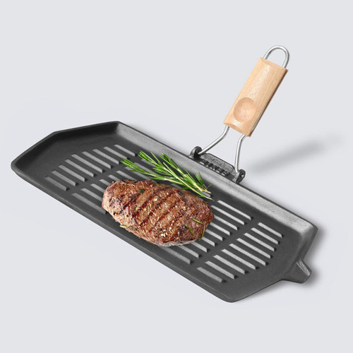 Sartén Para Parrilla Sartén Para Bistec Hierro Fundido