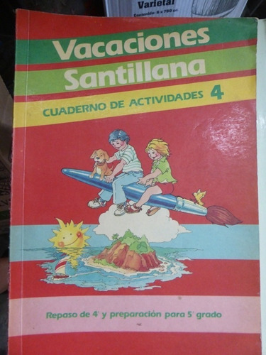 Vacaciones Santillana 4 - Cuaderno De Actividades - 1986