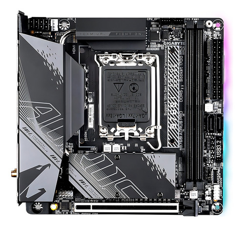 Gigabyte B760i Aorus Pro Lga 1700 / Intel / B760 / Mini-itx
