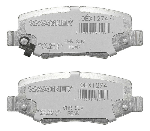 Balatas Oex Traseras Dodge Nitro 2007-2011 Wagner