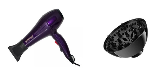 Imagen 4 de 10 de Secador De Pelo Profesional Nova 3000 W Con Boquilla