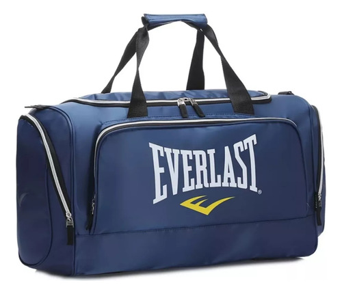 Bolso Everlast Gym Fitness Gimnasio Viaje Reforzado Grande Color Azul | Modelo 16009