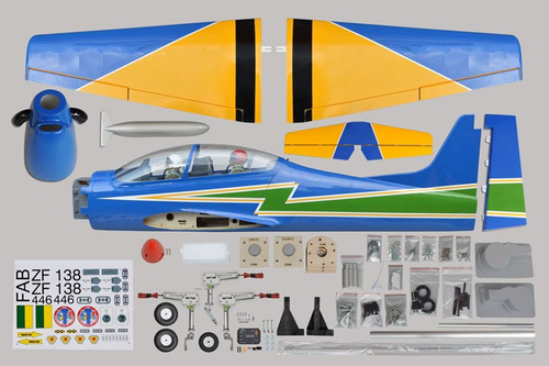 Aeromodelo Tucano Mkii Gp/ep 91 Glow - 15cc Gasolina - Arf