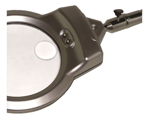 Luminaria Led C/ Lupa Clip Mesa Flexível Ideal P/ Artesanato